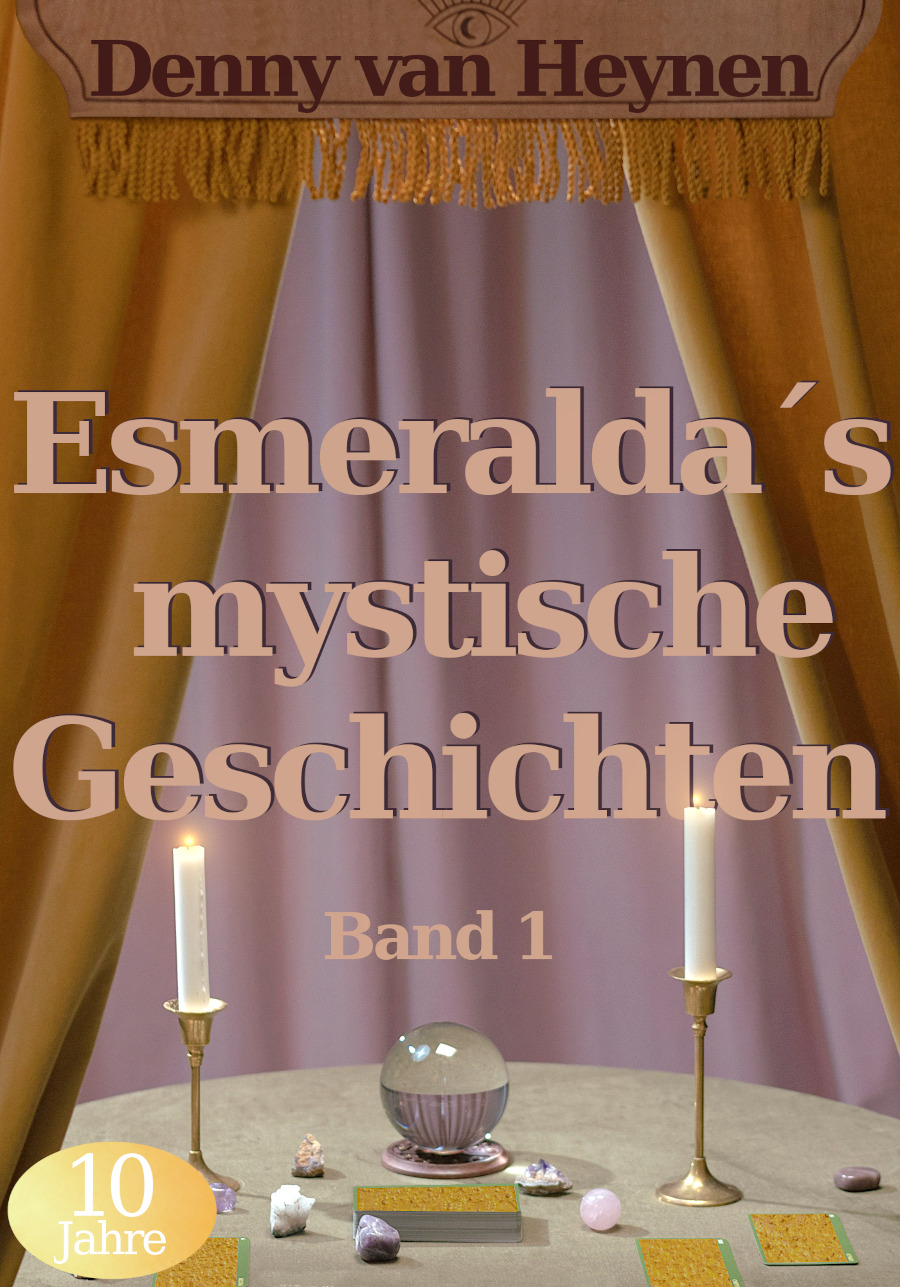 Cover, das einen runden Tisch zeigt, auf dem esoterische Werkzeuge liegen und zwei angezündete Kerzen stehen.